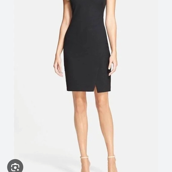 Diane Von Furstenberg Dresses & Skirts - Diane Von Frustenberg Megan Classic Navy Blue Sheath Dress Size 14